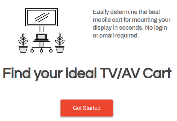 Find your ideal TV/AV Cart