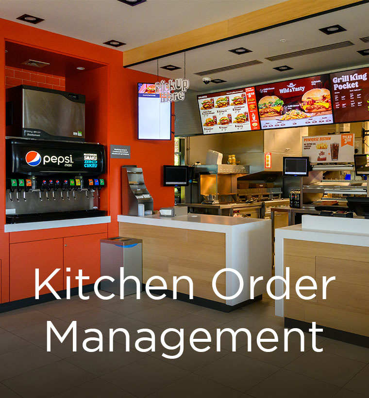 order management system kitchen display system mounts